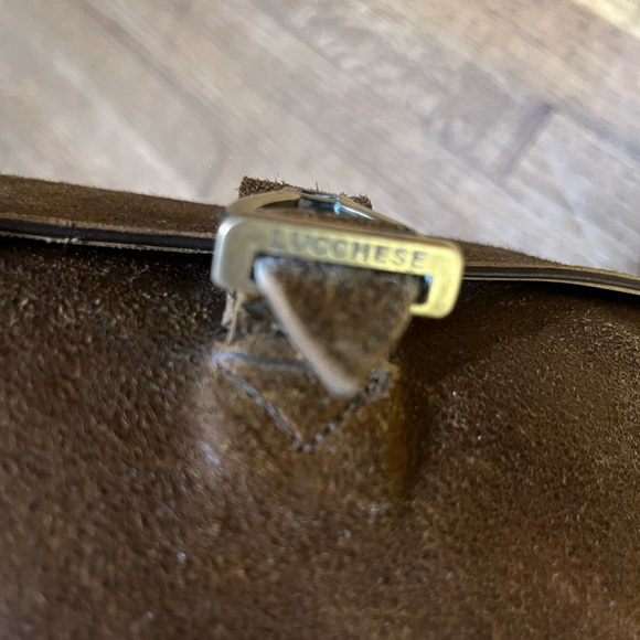 Lucchese Brown Leather Boots with Buckle - Picture 6 of 11